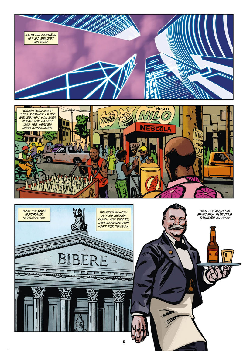 BIER DIE GRAPHIC NOVEL - Ein Comic Streifzug durch die Geschichte des Bieres