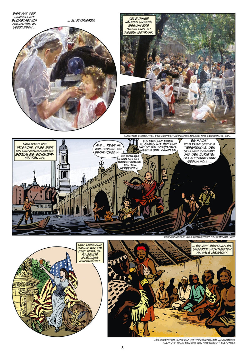 BIER DIE GRAPHIC NOVEL - Ein Comic Streifzug durch die Geschichte des Bieres