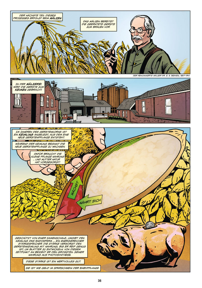 BIER DIE GRAPHIC NOVEL - Ein Comic Streifzug durch die Geschichte des Bieres