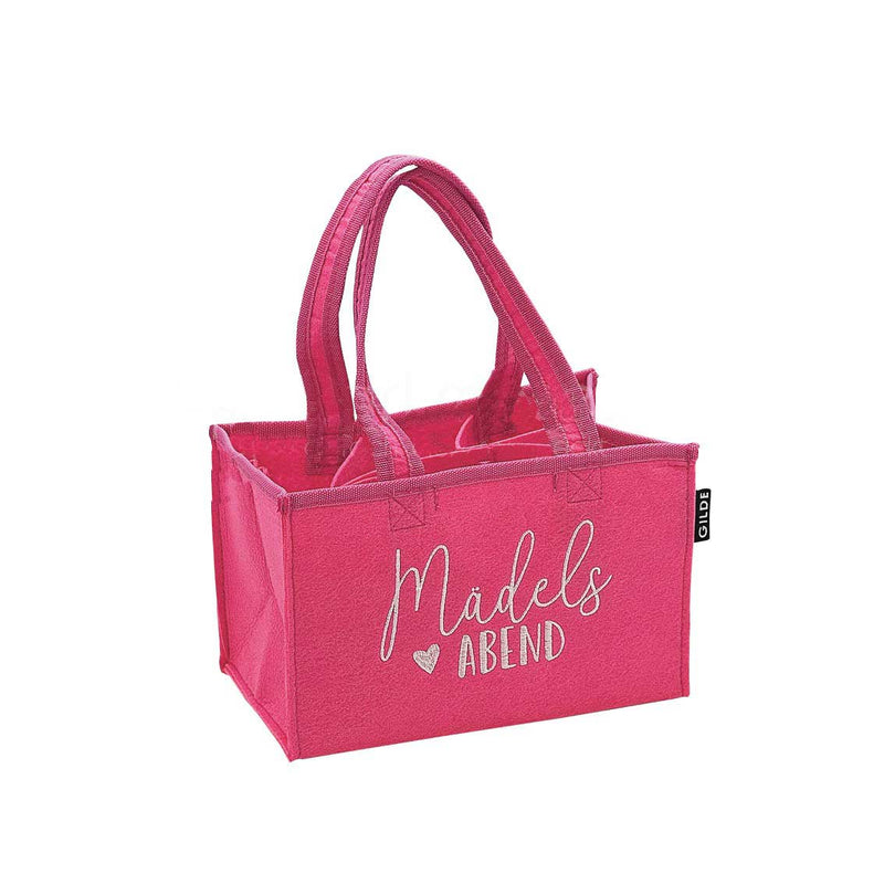 Filz-Flaschentasche 6er MÄDELS ABEND