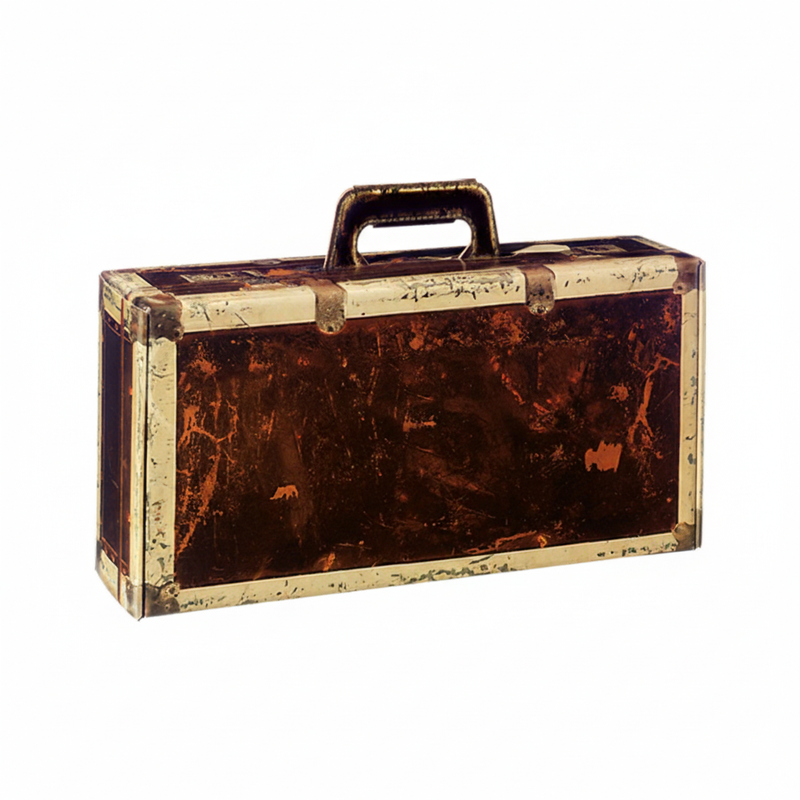 Präsentkarton Koffer 2er mit Griff