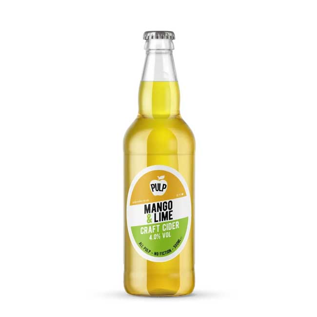 Celtic Marches Cider PULP MANGO & LIME 500ml