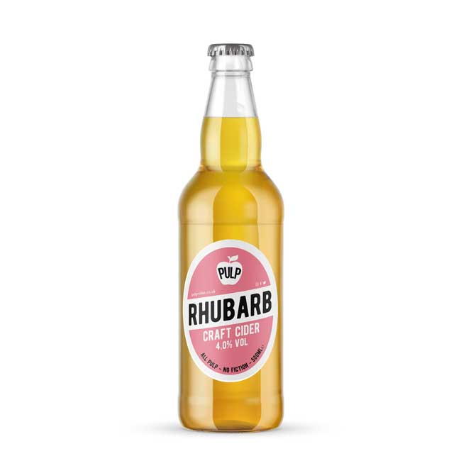 Celtic Marches Cider PULP RHUBARB 500ml