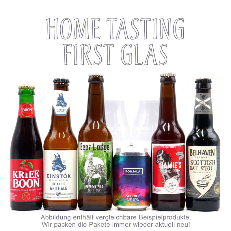 Home Tasting Bierpaket FIRST GLASS