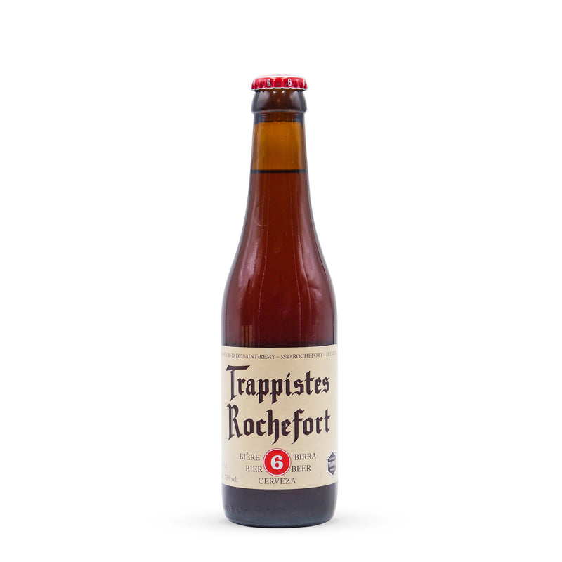 Rochefort 6 – malzig & vollmundig. Trappistenbrauerei Rochefort. Belgisches Dubbel kaufen bei Craftbeer Lodge – der Bier-Hotspot in Freiburg!